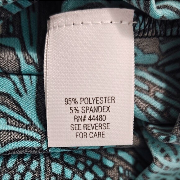 NWT Cami Y2K XL XLarge Babydoll Tank Top Strappy 2000s Apt. 9 New Green Black - Picture 6 of 7